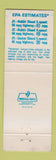 Matchbook Cover - Volkswagen Cars