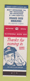 Matchbook Cover - Esso oil gas Edgewood MD