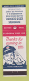 Matchbook Cover - Esso oil gas Runnemede NJ