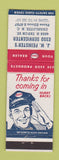 Matchbook Cover - Esso oil gas JW Feimster's Charlotte NC