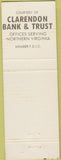 Matchbook Cover - Arlington Hospital Gift Shop VA teal