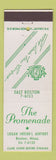 Matchbook Cover - The Promenade Boston MA DD Bean