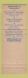 Matchbook Cover - Langlois Beauty Salon Boston MA