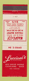 Matchbook Cover - Luccioni's Italian Restaurant Cleveland OH