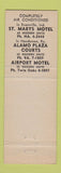 Matchbook Cover - Airport Motel Dayton OH