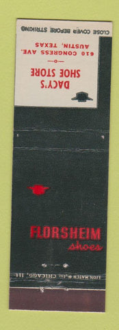 Matchbook Cover - Florsheim Shoes Dacy's Austin TX