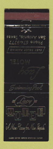Matchbook Cover - Lacy Motel San Antonio TX