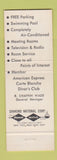 Matchbook Cover - Crockett Hotel Motor Inn San Antonio TX