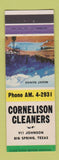 Matchbook Cover - Cornelison Cleaners Big Spring TX