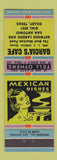 Matchbook Cover - Garcia's Cafe Dilley TX Mexican Food girlie