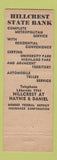 Matchbook Cover - Hillcrest State Bank Dallas TX