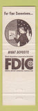 Matchbook Cover - Citizens National Bank Cameron TX