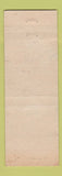Matchbook Cover - Security Fence Company Harlingen TX