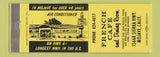 Matchbook Cover - French Cafe Mojave CA
