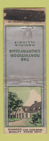 Matchbook Cover - Northmoor Country Club Ravinia IL DQ WORN