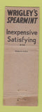 Matchbook Cover - Wrigley's Spearmint Gum Full Length