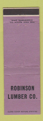 Matchbook Cover - Robinson Lumber WEAR
