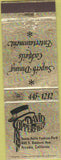 Matchbook Cover - Davis Copperfield Arcadia CA