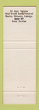 Matchbook Cover - Hooks Truck Stop Shell oil gas Hooks TX
