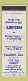 Matchbook Cover - Frediani Inn Forestville CA