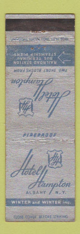 Matchbook Cover - Hotel Hampton Albany NY