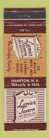 Matchbook Cover - Lamie's Tavern Hampton NH