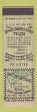 Matchbook Cover - Royal Check Cashing New York City