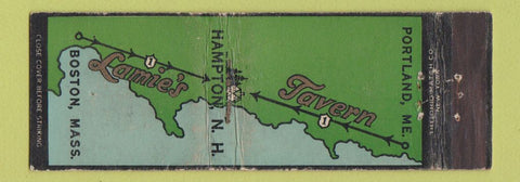 Matchbook Cover - Lamie's Tavern Hampton NH WEAR