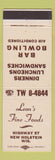Matchbook Cover - Leon's Fine Foods New Holstein WI