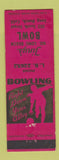 Matchbook Cover - Tiny's Bowling Long Beach CA