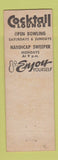 Matchbook Cover - Tiny's Bowling Long Beach CA