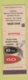 Matchbook Cover - Kings Bowling Millbrae CA