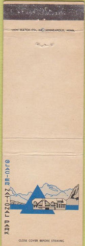 Matchbook Cover - Glacier National Park