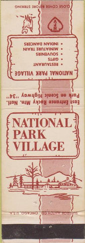 Matchbook Cover - Rocky mountain National Park CO