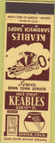 Matchbook Cover - Keables Denver CO sandwiches