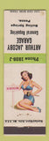 Matchbook Cover - Arthur Jacoby Garage Boiling Springs PA pinup