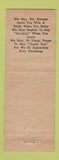 Matchbook Cover - Emery's Black and White Cabins  Bar Harbor ME
