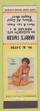 Matchbook Cover - Harry's Tavern Newark NJ pinup