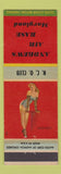 Matchbook Cover - Andrews Air Force Base pinup