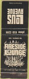 Matchbook Cover - Louis Avenue Fireside Lounge Oakland CA?