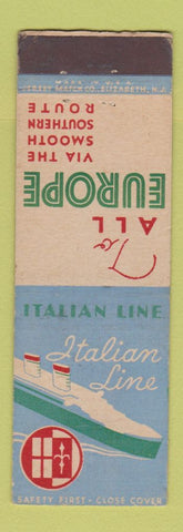 Matchbook Cover - Italian Line Cruise
