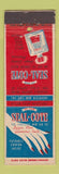 Matchbook Cover - Seal Kote Nail Polish Sealer Hollywood CA KING MIDAS