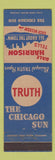 Matchbook Cover - Chicago Sun Newspaper CA Dale Harrison