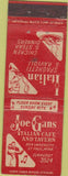 Matchbook Cover - Joe Gans Italian Cafe ST Paul MN CREASE WEAr