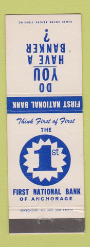 Matchbook Cover - First National Bank of Anchorage AK