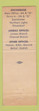 Matchbook Cover - First National Bank of Anchorage AK