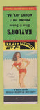 Matchbook Cover - Kaylor's Restaurant Mount Joy PA pinup