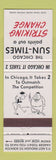 Matchbook Cover - Chicago Sun Times Newspaper