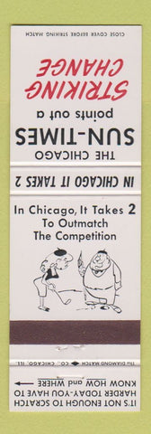 Matchbook Cover - Chicago Sun Times Newspaper