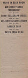 Matchbook Cover - New Plaza Hotel Laredo TX